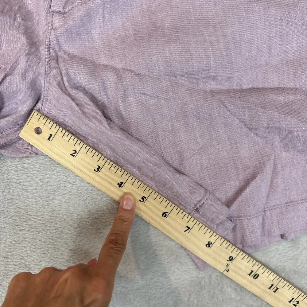 Faherty All Day Shorts Mens 34 Pink Preppy Coastal Chino Casual Flat Front